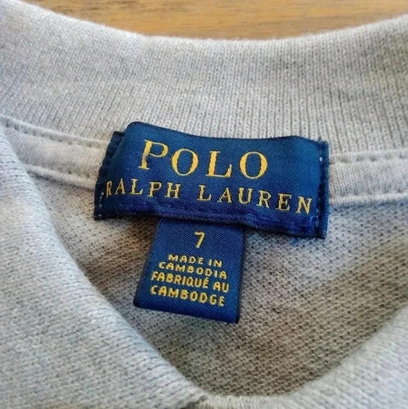 Boy’s Polo Ralph Lauren Polo Bear Rugby Shirt Youth Size 7 Small - Picture 3 of 5